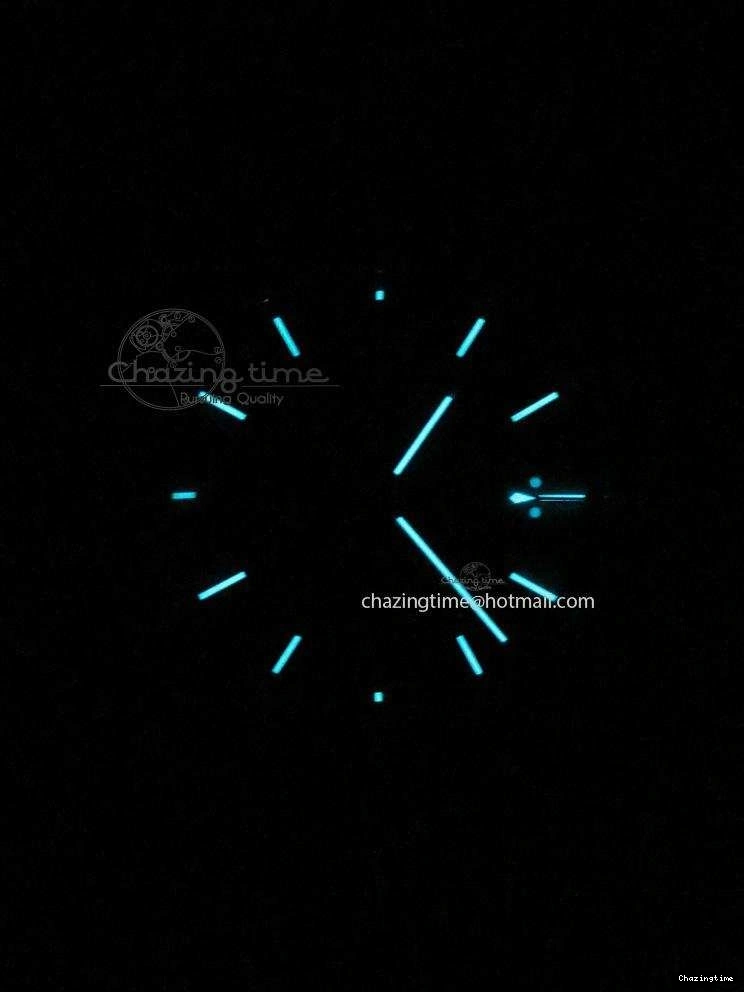 0817 DailyWear Speedmaster Professional Chronometer PVD Black Dial On Black Leather Strap A 8259